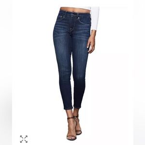 Good American- Good Legs Skinny Cropped Jeans in Blue260- size 10/30
